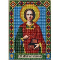 "Святий великомученик і цілитель Пантелеймон" - Схема для вишивки бісером ікони